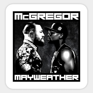 McGregor vs Mayweather Sticker